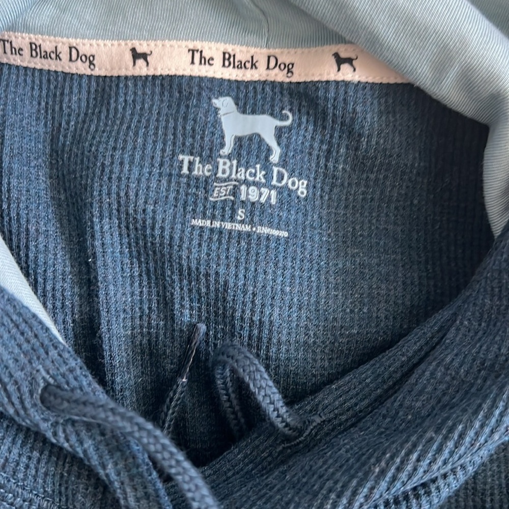The Black Dog thermal hooded top NWT - Picture 3 of 4